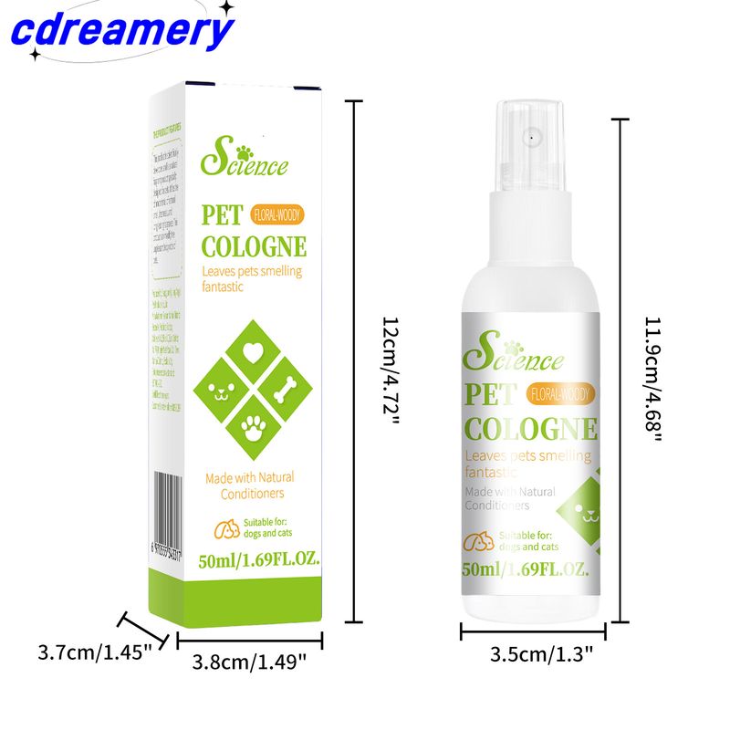 Profumo per animali domestici per gatti e cani Deodorante per gatti e cani Colonia 50 ml Spray profumato per esaltare la fragranza_voghion.com
