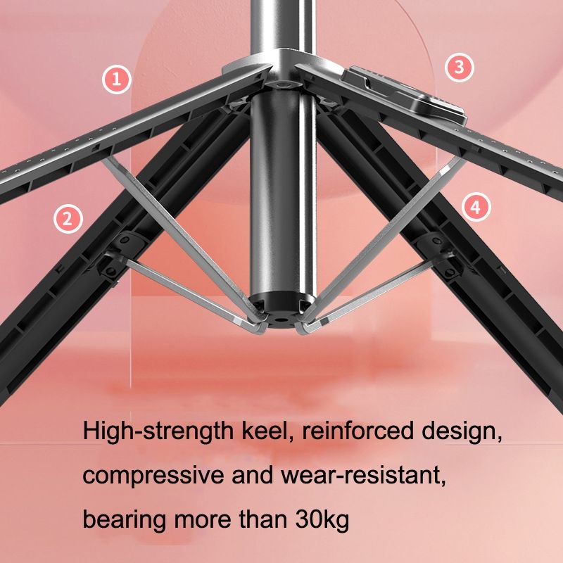 Trípode para selfies telescópico Bluetooth con soporte en vivo para teléfono móvil, alto: 100 cm (acero inoxidable)_voghion.com