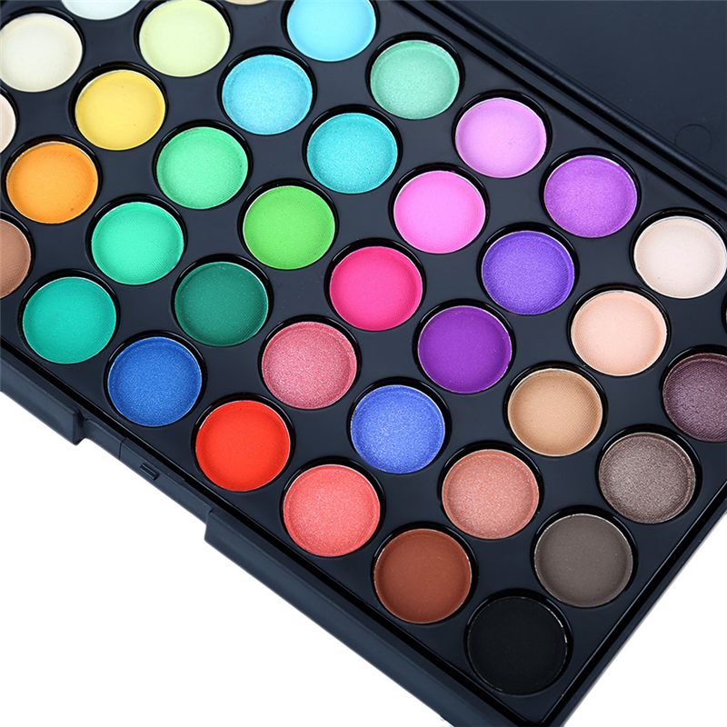 120 couleurs paillettes fard à paupières Palette mat ombre à paupières Palette miroitant brillant nu maquillage Palette ensemble Kit cosmétique femmes_voghion.com