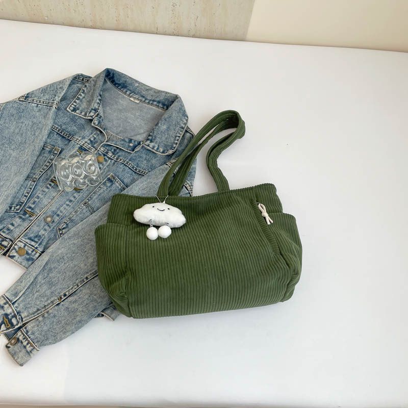 Korean Style Large Capacity For Women Versatile Commuting Class Shoulder Fashion Shopping Underarm Handheld Tote Bag_voghion.com