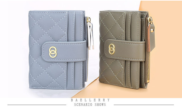 New Women Wallets Fashion PU Leather Top Quality Female Purse Short Card Holder Brand Wallet For Women_voghion.com