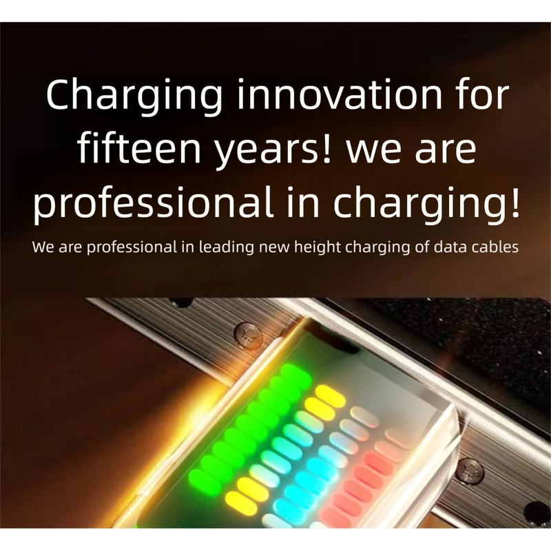 Luminous Meteor Light 10A Super Fast Data Dual Type-C Compatible With Huawei Xiaomi Vivo Mobile Phone Charging Cable_voghion.com