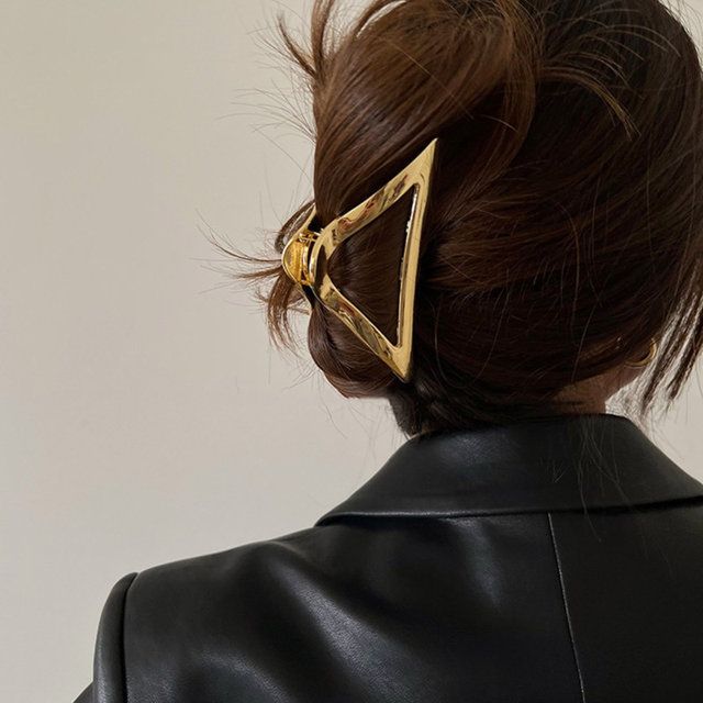 Modni kovinski izdolbeni kremplji za lase Vintage geometrične sponke za lase Lasnice Črne španke Dodatki za lase za ženska pokrivala_voghion.com