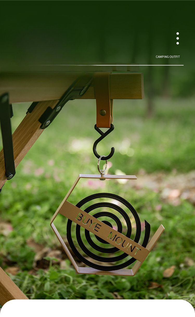 Supporto da campeggio anti-zanzare, porta-attrezzi in metallo da appendere, per picnic all'aperto, creativo, scatola anti-zanzare_voghion.com