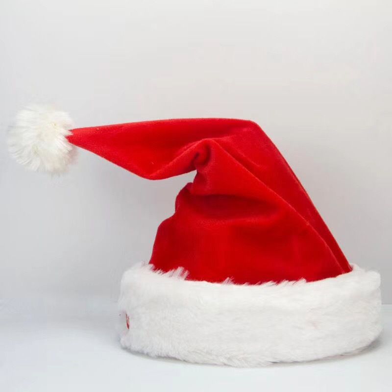 Christmas Festive Singing Dancing Santa Hat - Fluffy Electric Musical Cap With Fun Magic For Kids & Holiday Parties_voghion.com