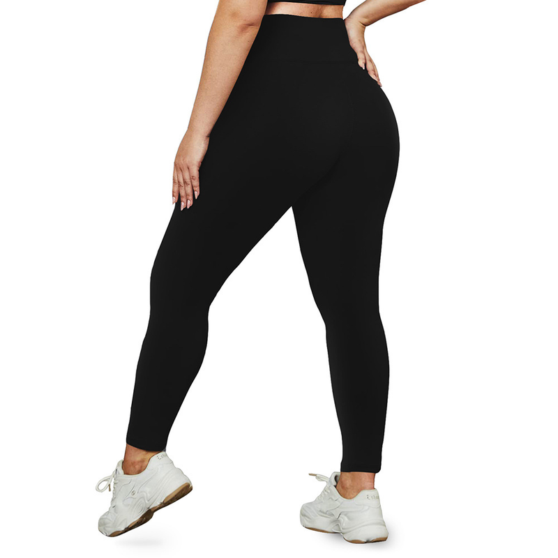 Les vêtements pour femmes sont spécialisés dans les pantalons de yoga de grande taille, les leggings taille haute nus à neuf points de grande taille_voghion.com