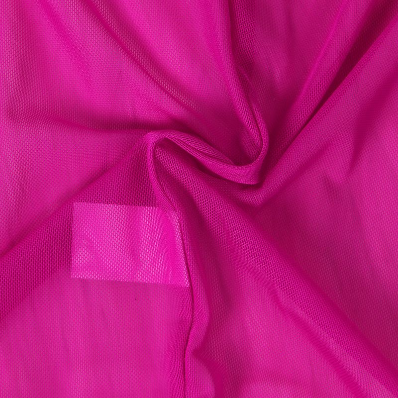 Vêtements pour femmes, maillot de bain de couleur unie, ensemble deux pièces en gaze en maille_voghion.com