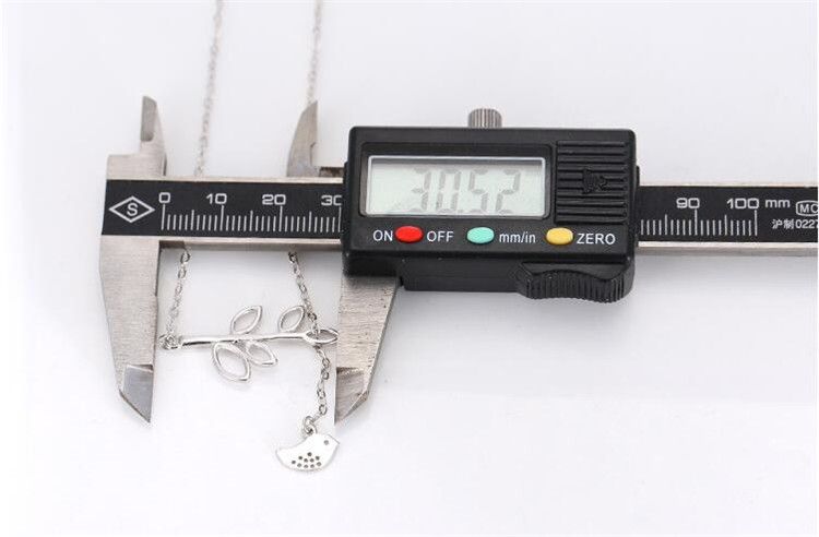 Korean Version Of Fashion Leaf Bird Branch Necklace, Versatile Female Personality_voghion.com