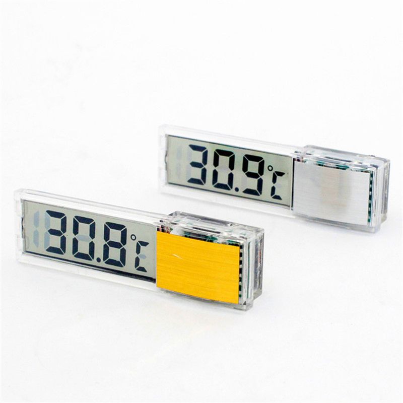 Thermomètre autocollant numérique LCD 3D pour Aquarium, crevettes, réservoir de poissons, température_voghion.com