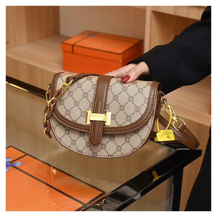 Bolso de mujer 2023 nuevo bolso de sillín bolso de hombro de marea bolso pequeño bolso cruzado de mujer_voghion.com