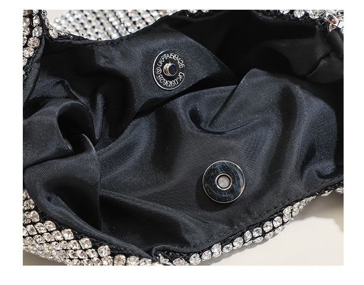 2024 neue Handtasche Damen Crossbody Glitzer funkelnder Gemüsekorb Strass Nischendesign Eimertasche_voghion.com