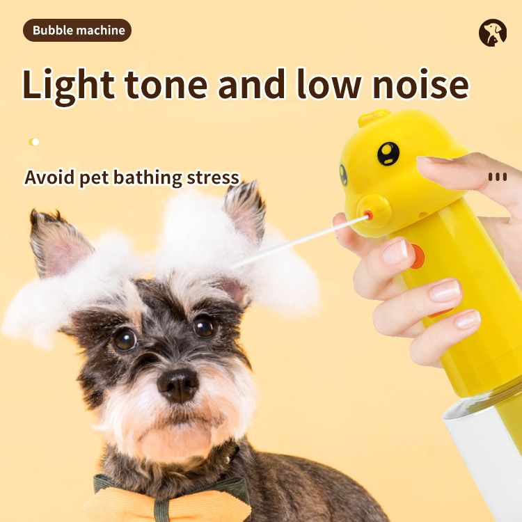 Nueva máquina de espuma de baño para gatos con rociador de burbujas para mascotas_voghion.com