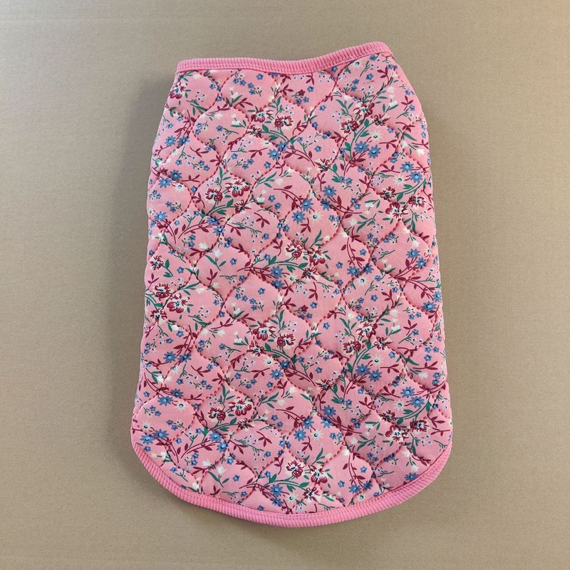 Autumn Winter Thickened Vest Poodle Golden Retriever Medium And Large Dog Puppy Cotton Clothes_voghion.com
