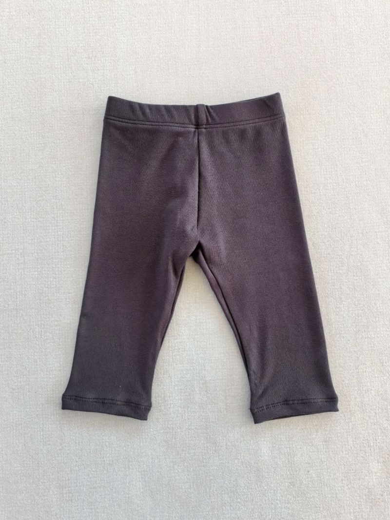 Koreansk stil forår og sommer baby tynde cropped leggings til mænd og kvinder Baomodal bløde, højelastiske ensfarvede slim-fit bukser_voghion.com
