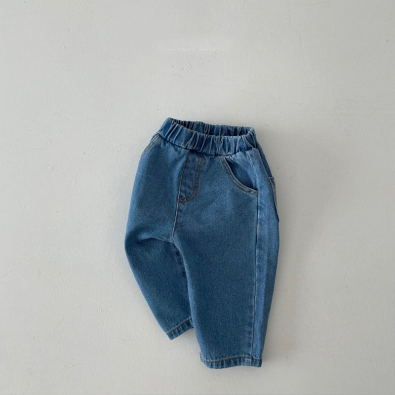 Jeans casual per bambini baby primavera e autunno nuovi jeans tascabili multicolori per bambini_voghion.com