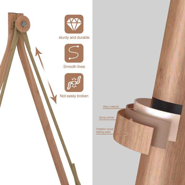 JESE Hammock Swing Chair With Stand For Indoor,Outdoor, Anti-Rust Wood-Colored Frame 570 Lbs Capacity With Cushion Oversized Double Hammock Chair Fo_voghion.com