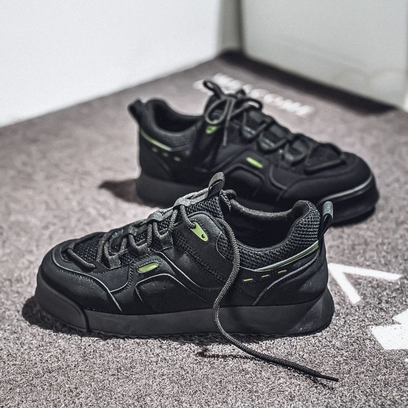 Baskets style Harajuku coréen Agan pour hommes, chaussures décontractées, grande taille, tendance, printemps et automne 2025_voghion.com