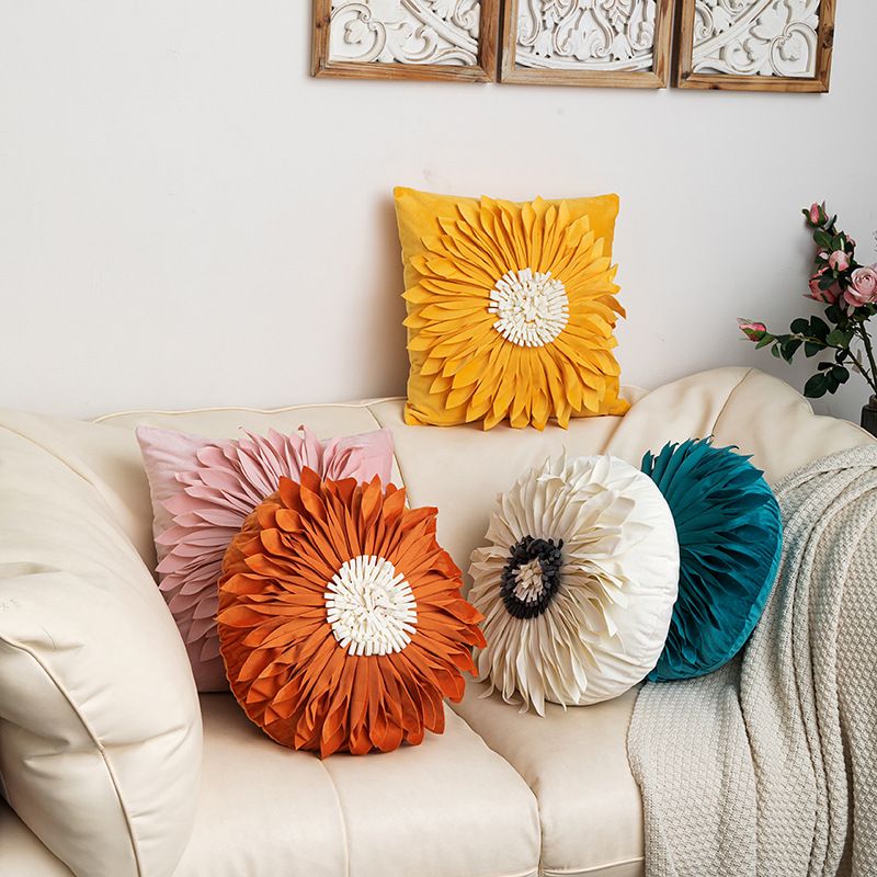 Nuovo bellissimo cuscino per divano con toppa a forma di fiore grande tridimensionale ricamato modello di decorazione per la casa federa per cuscino da camera_voghion.com