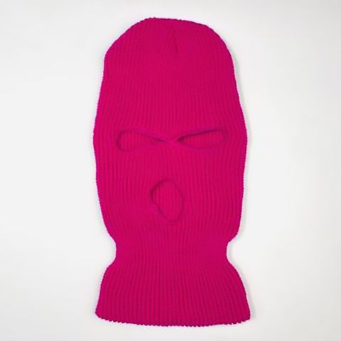 LazyZoom Three-Hole Knitted Hat For Men And Women Winter Warm Cold-Proof Face Mask Colorful Balaclava_voghion.com