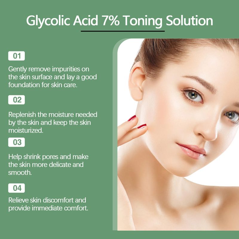 WEST MONTH Glycolic Acid Toner Water Temperature And Moisturizing Brightening Skin Refreshing Hydration_voghion.com