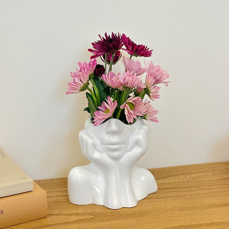 Ins Nordic Style High End mājas vāze Viegla Luksusa Mājas Dzīvojamā istaba Galda apdare Pudele Amatniecība Hidroponiski ornamenti_voghion.com