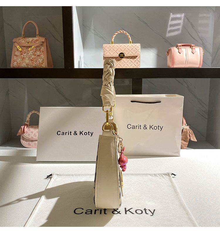 Women’s Bags One piece fashion versatile woven underarm bag niche fashion shoulder crescent bag_voghion.com