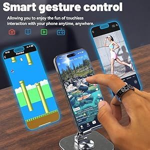 Smart Ring Fitness Tracker For IOS & Android, Heart Rate, Blood Oxygen, Blood Pressure, Step Counting, Sleep Monitoring ,5ATM Waterproof_voghion.com