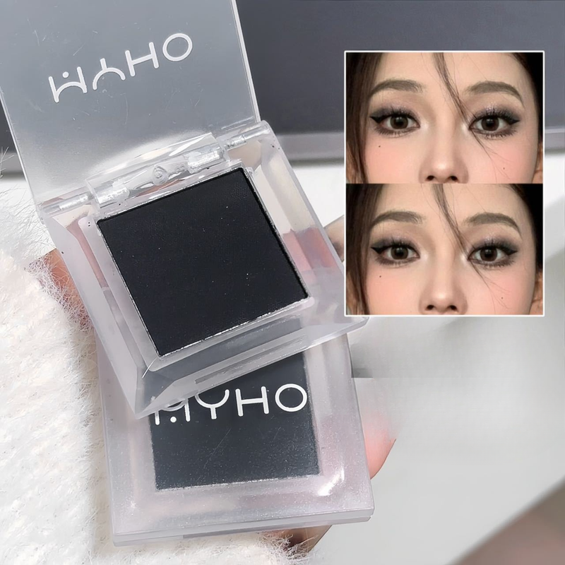 Poudre de plaque fumée monochrome mate et brillante, délicate et durable, éclaircissante naturellement pour les yeux à la dopamine_voghion.com