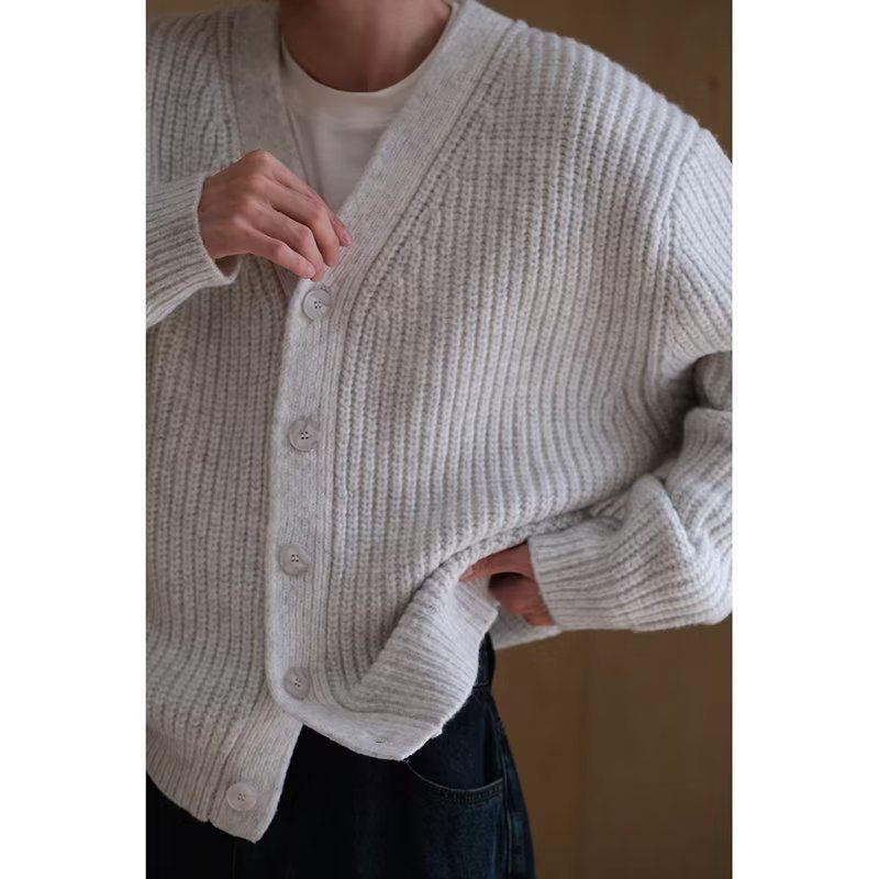 Men's Lightweight Knit Cardigan Sweater - Soft Comfortable Winter Pullover With Stylish Design For Casual & Office Wear _voghion.com