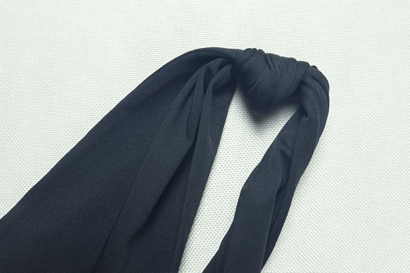 Gonna a tubino con scollo a V, plissettata, alla moda e semplice, da donna, con marsupio e cintura in tinta unita_voghion.com