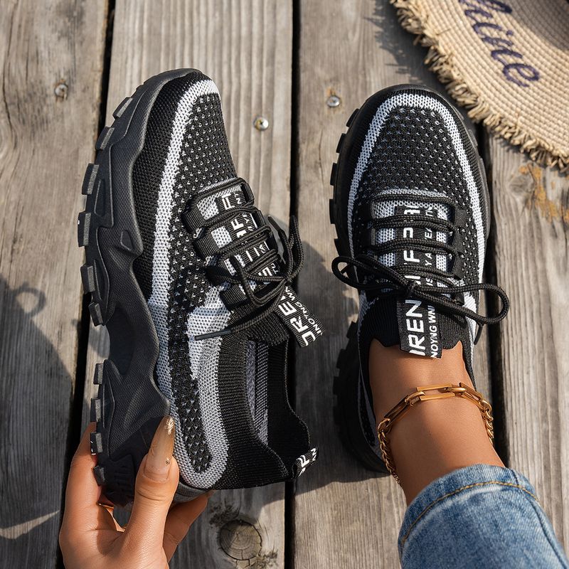 Slip-On Mesh Dames 2025 Nieuwe Veelzijdige Dunne Ademende Casual Schoenen Voor Alle Seizoenen Maat 43_voghion.com