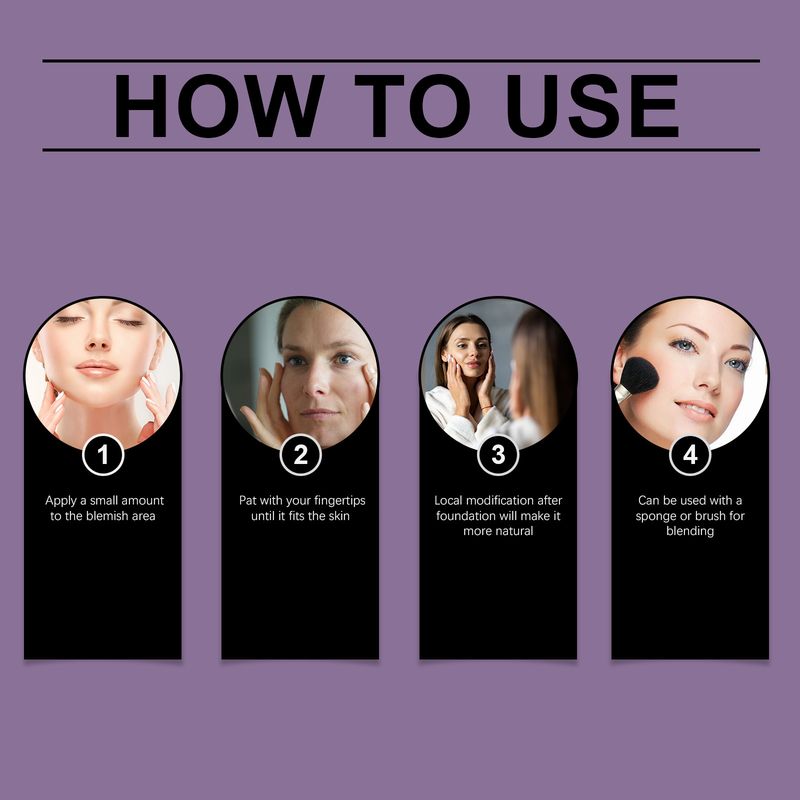 OceanAura Ivory White Moisturizing, Refreshing, Non Sticking, Natural Makeup Concealer_voghion.com