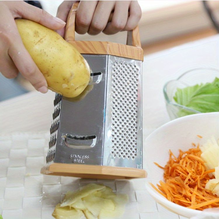 Multi Functional Vegetable Chopper, Household Cheese Slicer, Vegetable Slicer, 6-sided Manual Food Chopper, Kitchen Utensils_voghion.com