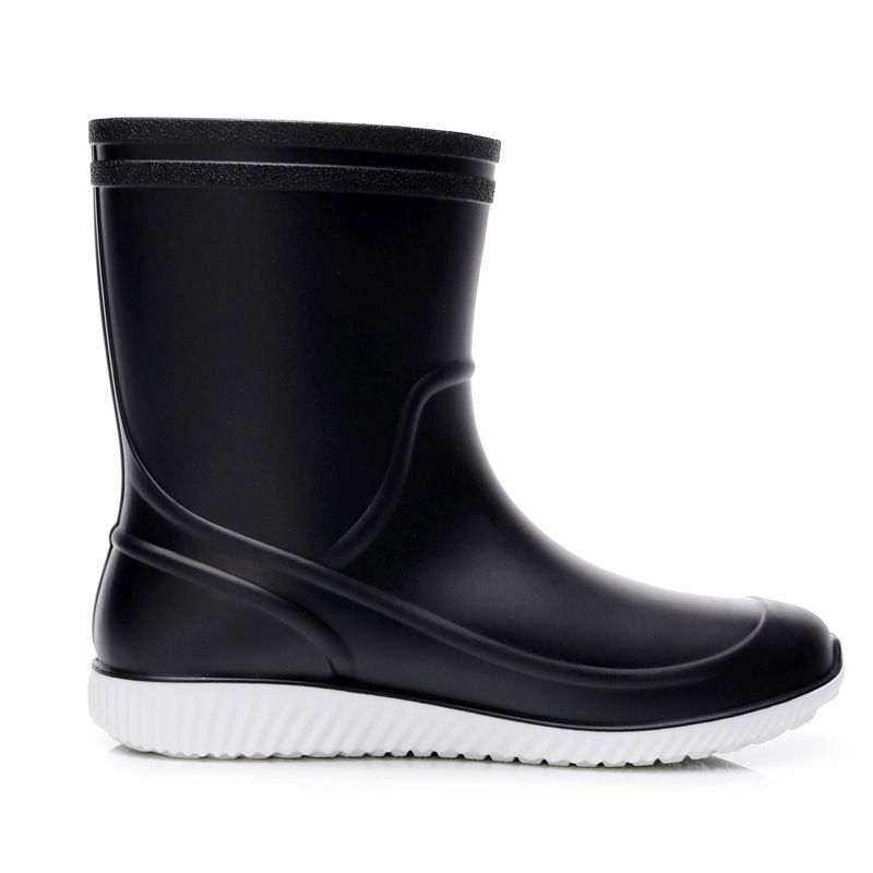 Herren Gummistiefel Wasserdicht Regenstiefel Angeln Galoschs Mann Küchenschuhe Ölbeständige rutschfeste Arbeitsstiefel Schuhe_voghion.com