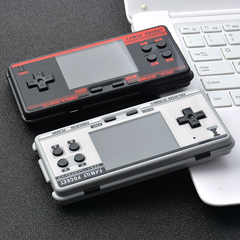 Console per videogiochi retrò integrata con oltre 1000 giochi, supporto per 8 emulatori di gioco, console per videogiochi tascabile portatile FC3000, lettore di giochi portatile_voghion.com
