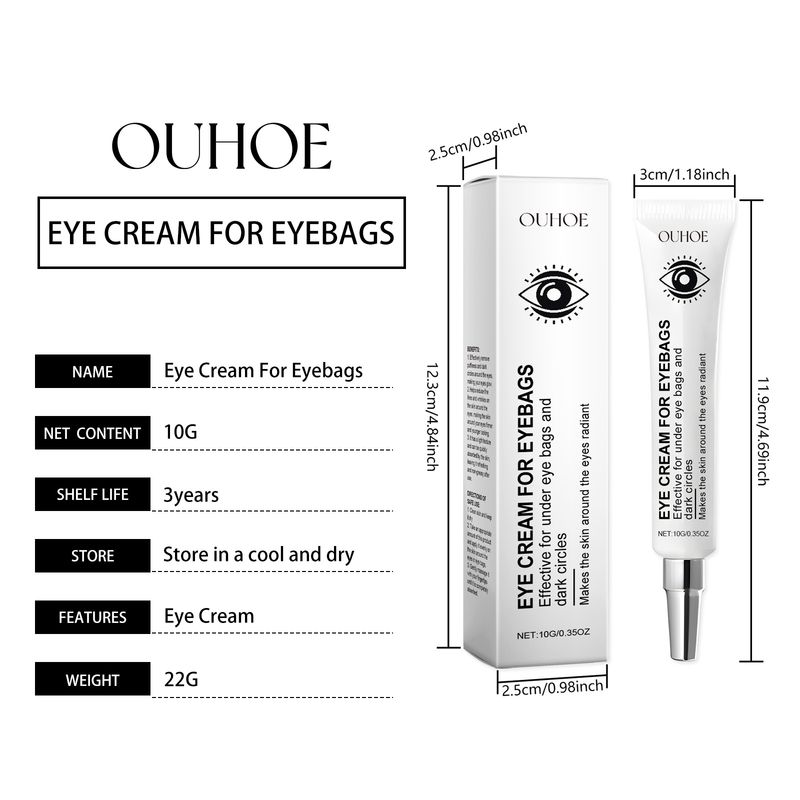 OUHOE Eye Cream For Eyebags, Mild Skin Lotion To Reduce Puffy And Dark Circles Under The Eyes_voghion.com