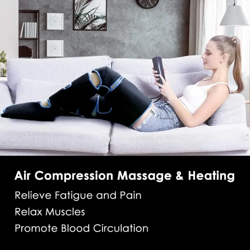 Neie Fouss Loftdrock Been fërdert d'Blutzirkulatioun Kierpermassage Muskelentspanung Lymphdrainage Apparat 360°_voghion.com