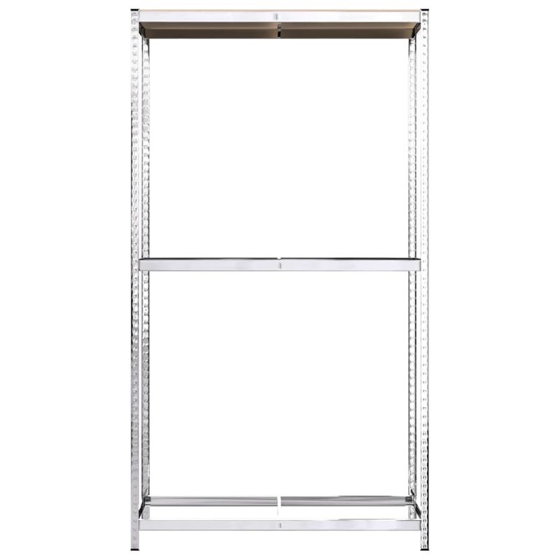 2-Layer Tire Rack Silver 43.3"x15.7"x70.9" Steel_voghion.com