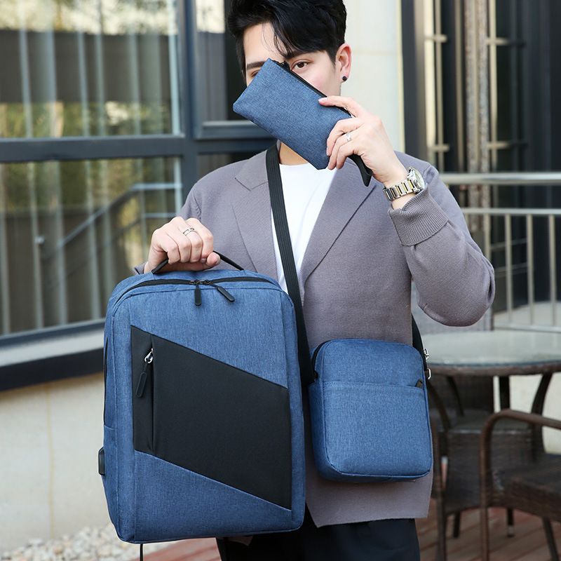 USB-Laderucksack mit großer Kapazität für Männer und Frauen, wasserdichte Reise-Laptoptasche mit Diebstahlschutz-Design, Business-Pendlerrucksack_voghion.com