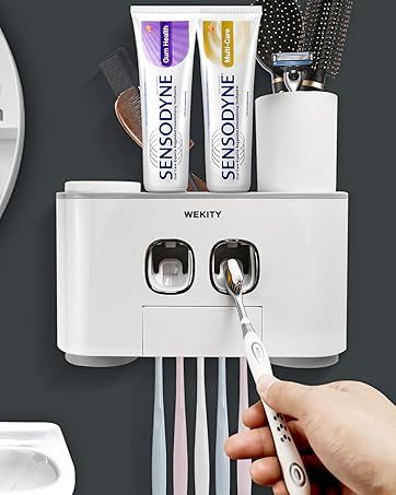 WEKITY Pro 5-Slot Wall Holder - Multifunctional Bathroom Organizer_voghion.com