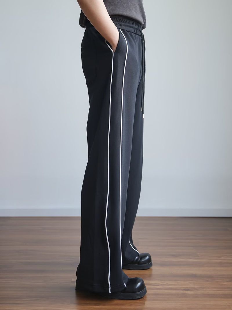 Men's Clothing Casual Suit Short Sleeved Trousers Mopping Pants Loose And Handsome Sports Complete Set_voghion.com