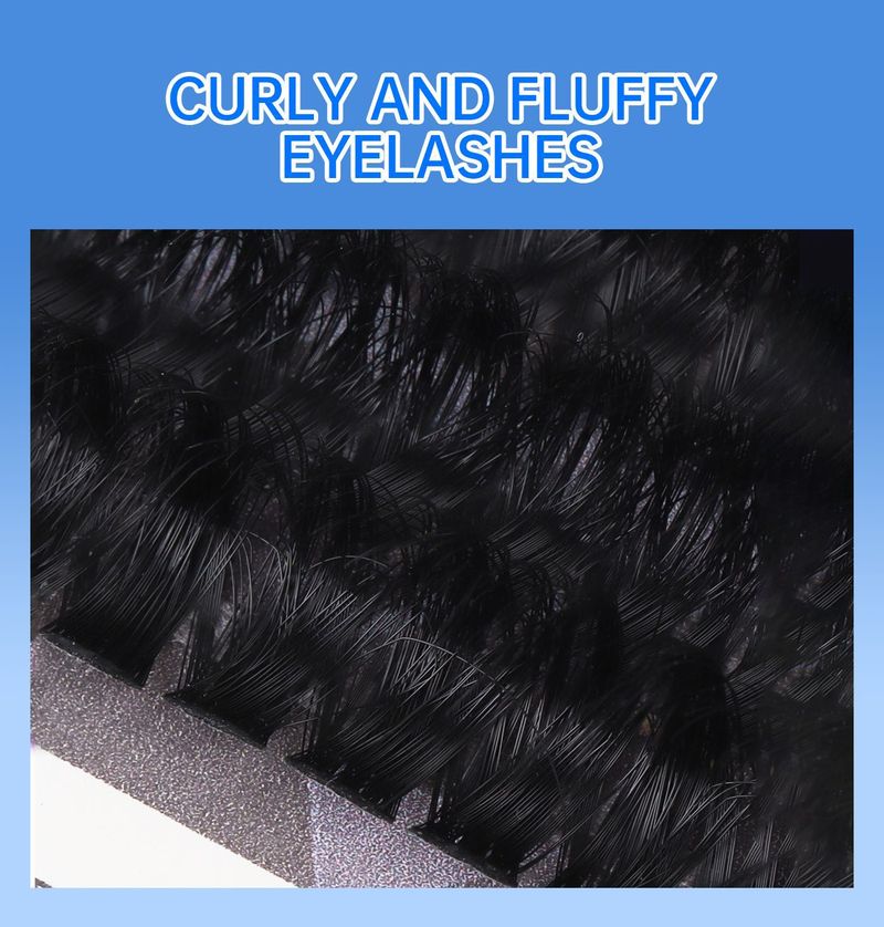 False Eyelashes False Eyelash Extension Set Single Cluster Of 238 Clusters Of 80D + 100D Thick Natural Segmented Eyelashes_voghion.com