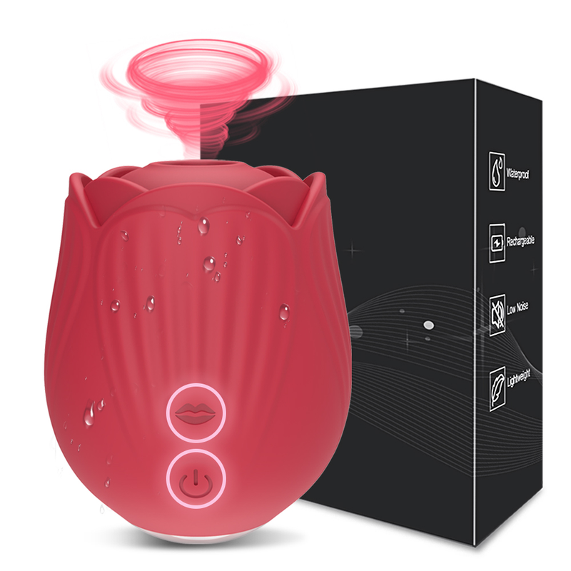 Rose sucer vibrateur jouets pour Clitoris femmes stimulateur sous vide Oral mamelon Clitoris ventouse jouets sexuels adultes marchandises_voghion.com