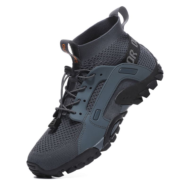 Scarpe da acqua da uomo per escursionismo, pesca e attività all'aperto - Scarpe leggere, traspiranti e ad asciugatura rapida con suola in gomma per escursionismo, pesca e guado_voghion.com