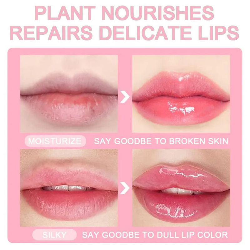 Suero de brillo labial voluminizador instantáneo con aceite realzador y potenciador extremo que nutre y humecta los labios de forma sexy y antiarrugas. El más popular de 2024_voghion.com