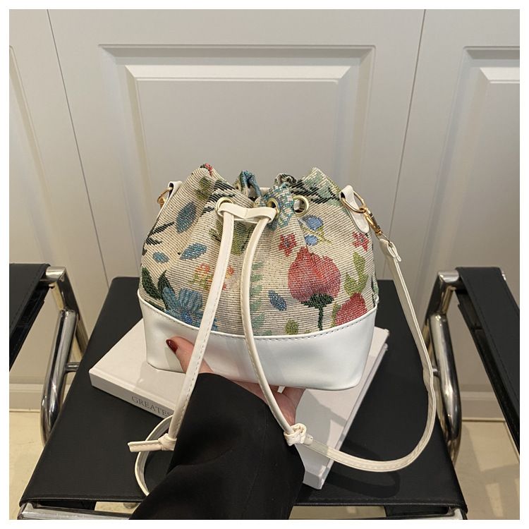 Borse da donna alla moda 2025, nuova borsa a tracolla a secchiello casual in stile etnico alla moda, da pendolare_voghion.com