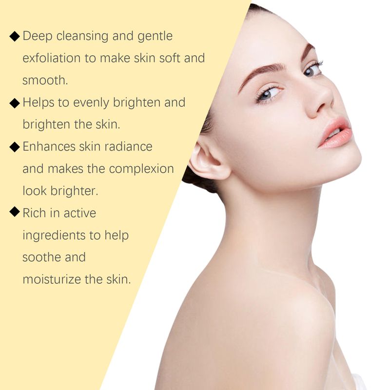 Maschera peel-off al collagene e curcuma HOYGI, detergente delicata, idratante, nutriente e levigante per la pelle del viso_voghion.com