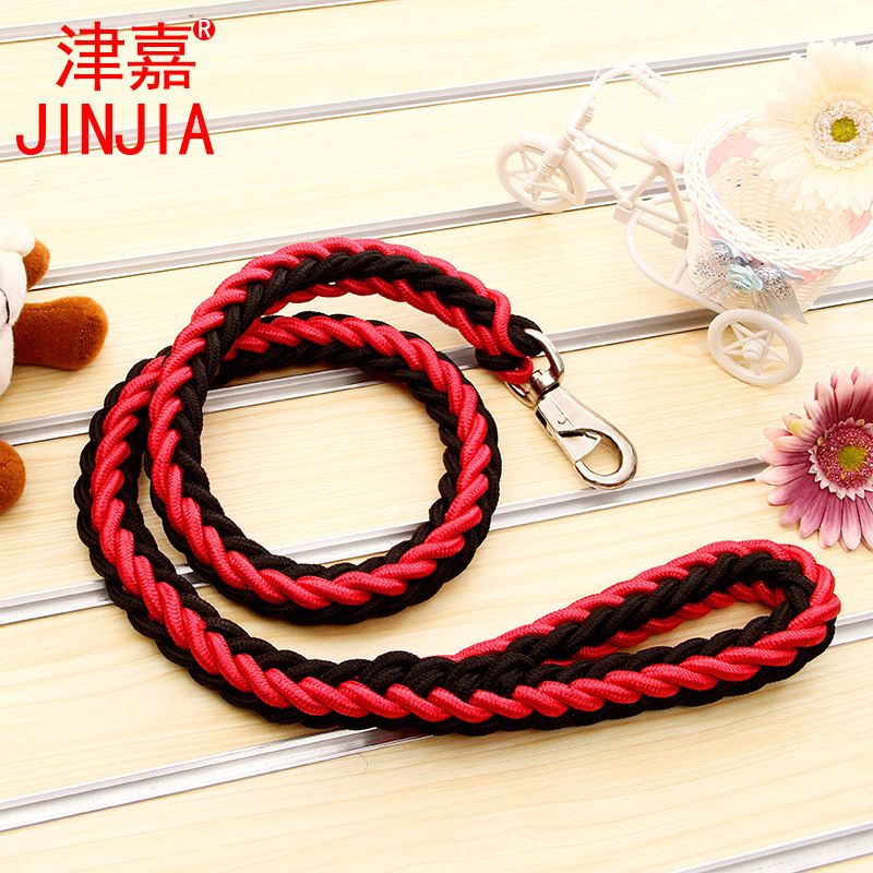 Single Square Rope Woven Eight-Strand For Golden Retrievers And Medium To Large Dogs, Pet Dog Walking Leash_voghion.com
