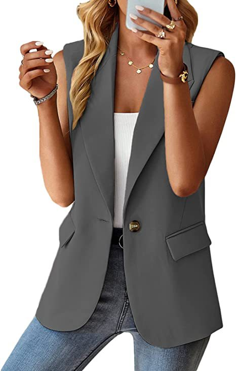 Damenbekleidung Mode Temperament Casual Weste Anzug Damenbekleidung_voghion.com