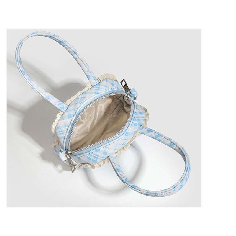 Borsa a tracolla con fiocco carino da donna, alla moda e versatile, con mini rossetto Macaron, primavera ed estate 2025_voghion.com